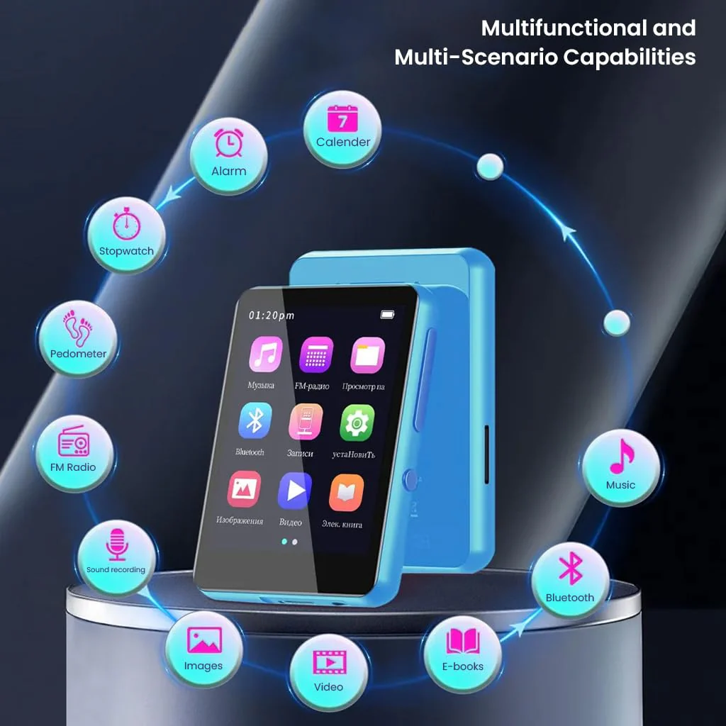 AUDIOCULAR M31 Portable Mp3 Music Player with Bluetooth - Image 20