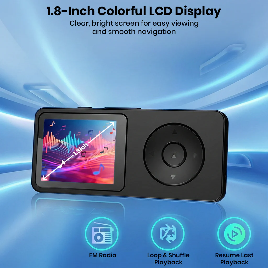 AUDIOCULAR - M61 Portable Bluetooth Mp3 Music Player - Image 15