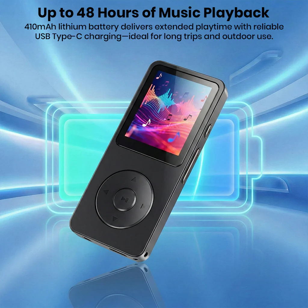AUDIOCULAR - M61 Portable Bluetooth Mp3 Music Player - Image 6