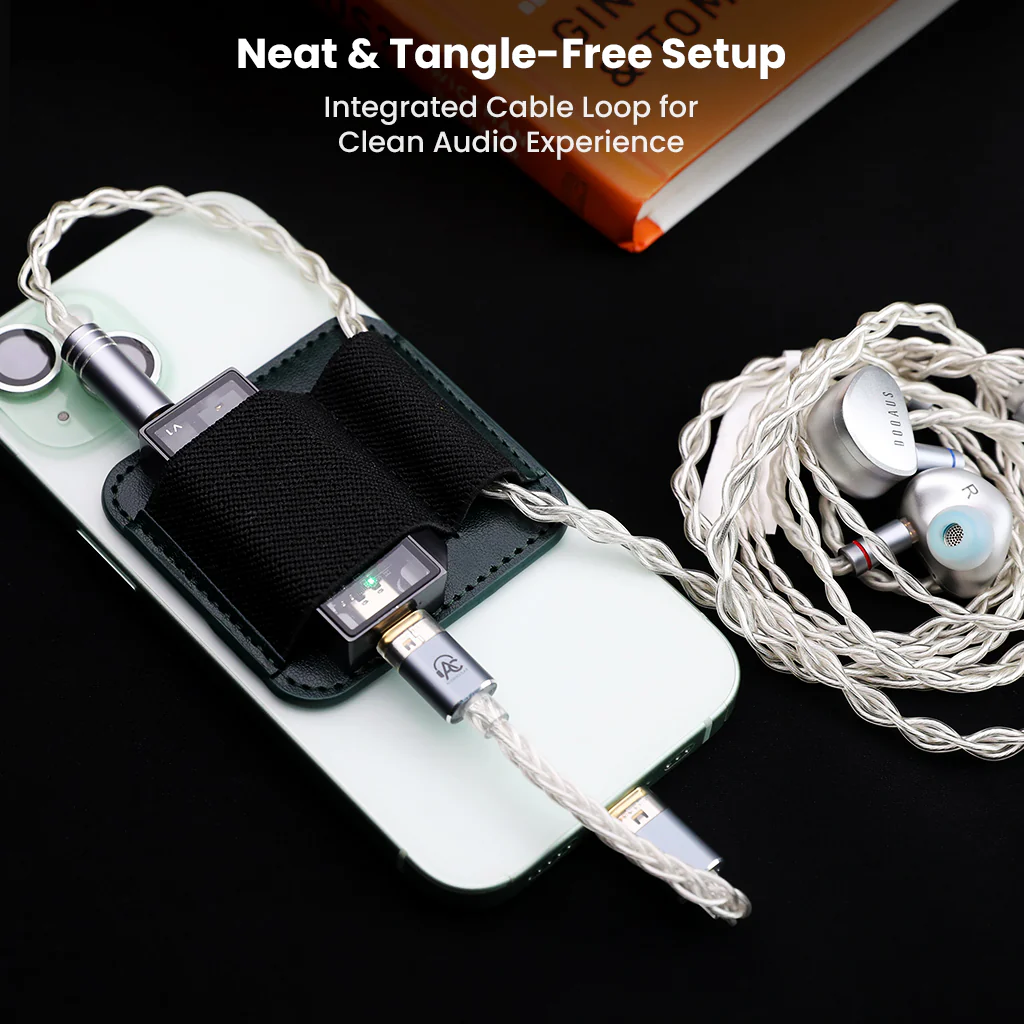 AUDIOCULAR Magnetic Dongle Holster MagSafe Compatible DAC Holder Case - Image 3