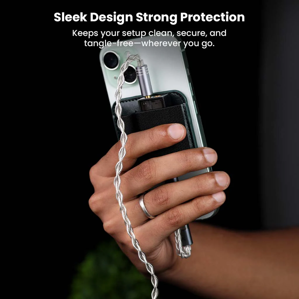 AUDIOCULAR Magnetic Dongle Holster MagSafe Compatible DAC Holder Case - Image 4