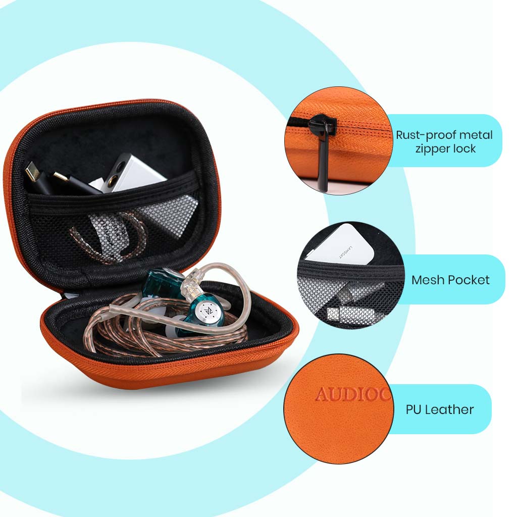 AUDIOCULAR Nano PU Leather Earphone Case for IEMs - Image 2