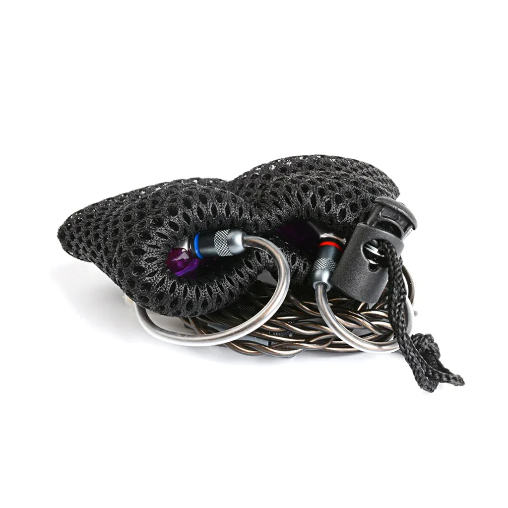 AUDIOCULAR Portable Mesh Bag Pouch for IEMs, Earbuds - Image 3