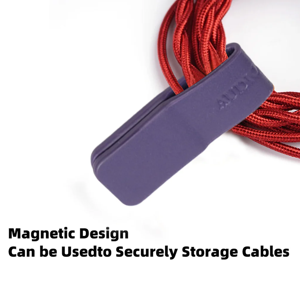 AUDIOCULAR -  Pure Leather Magnetic Cable Tie Organizer - Image 13