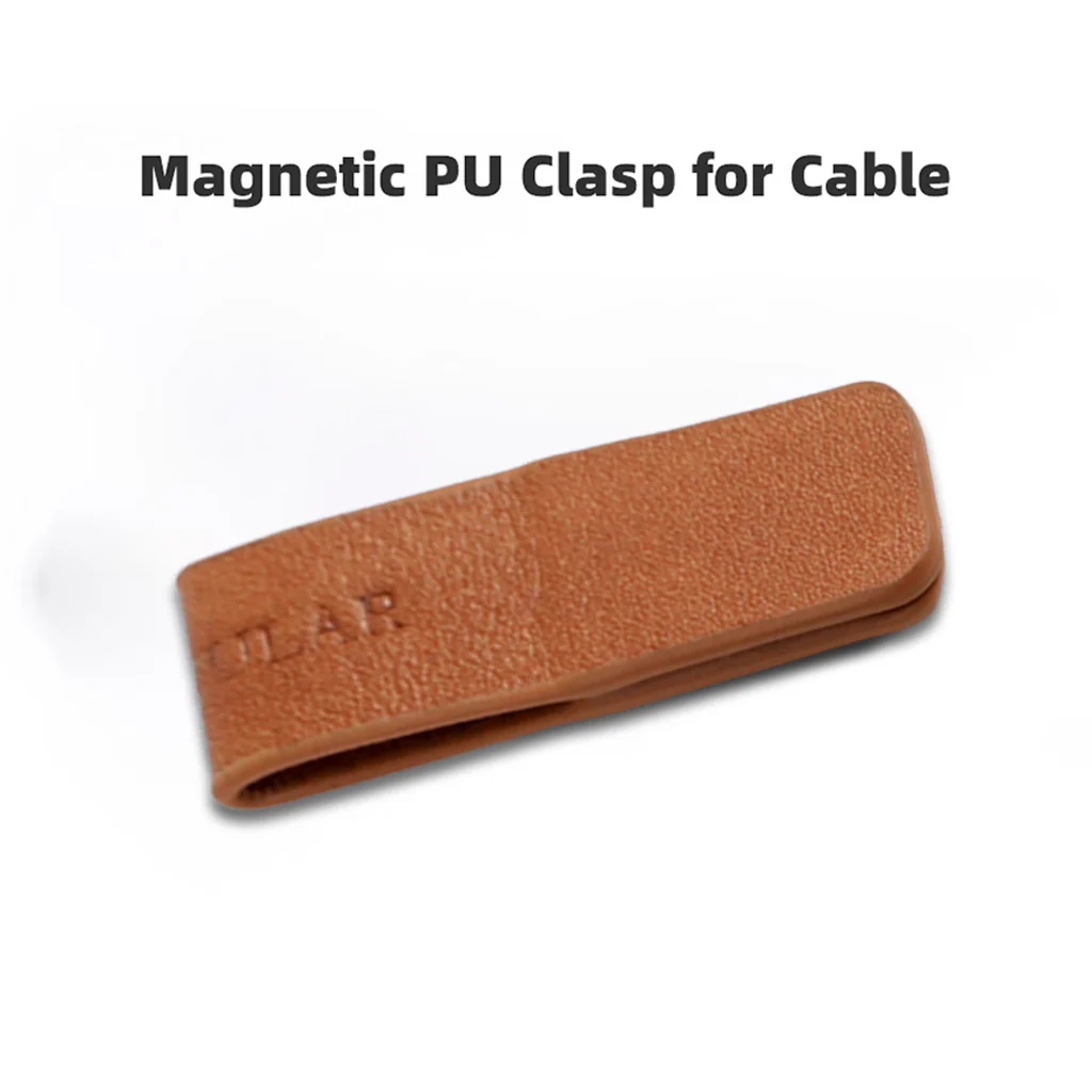 AUDIOCULAR -  Pure Leather Magnetic Cable Tie Organizer - Image 3