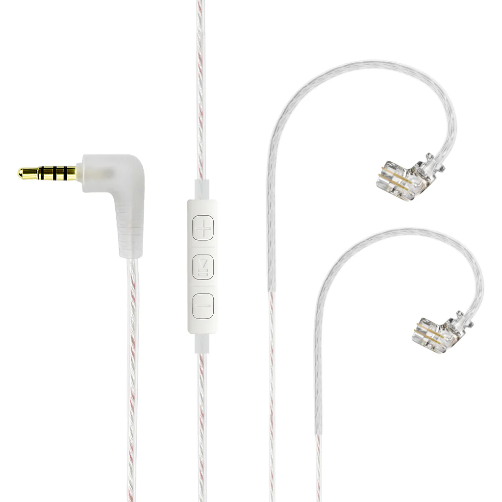 AUDIOCULAR - RC1 Silver-Plated Replacement Cable for KZ IEMs