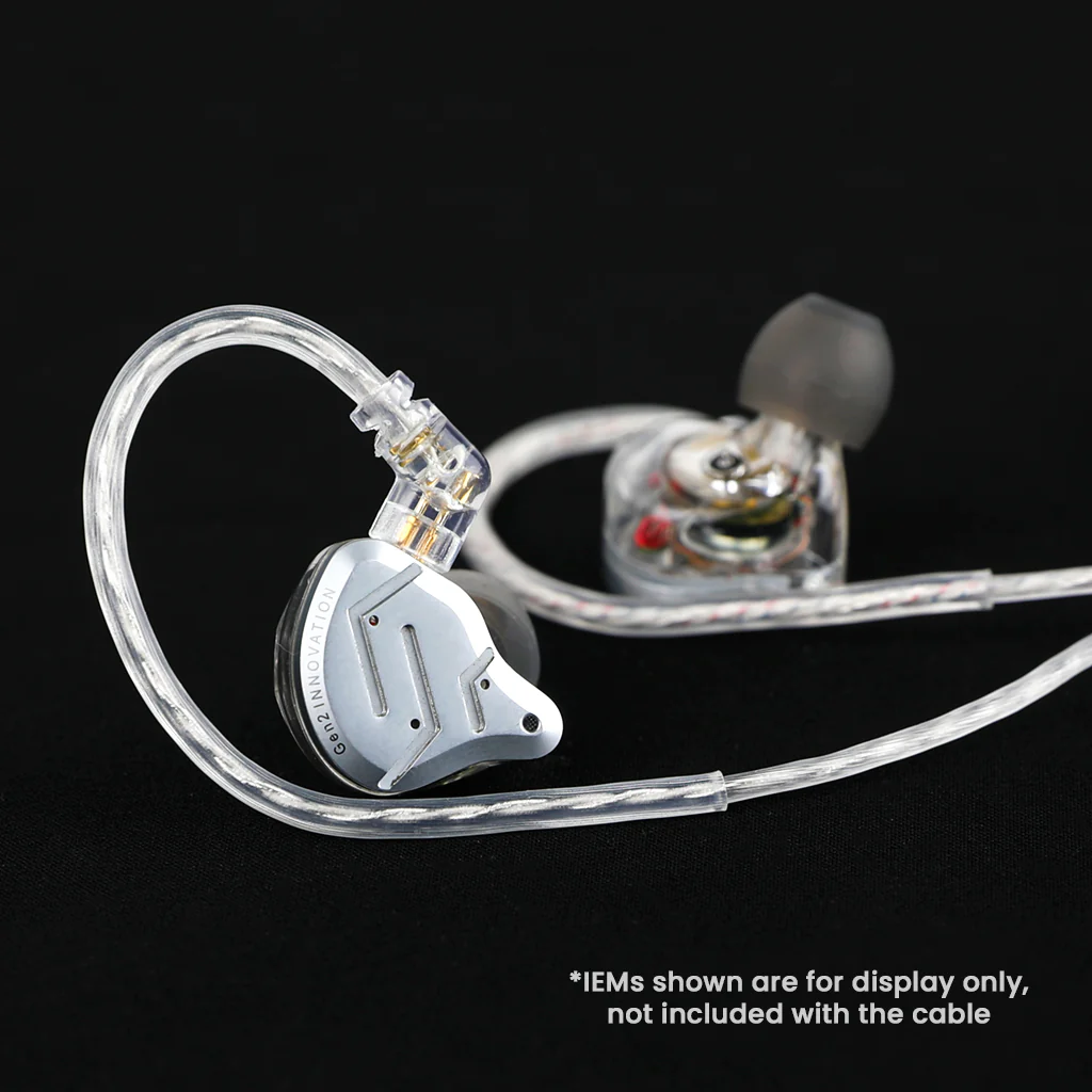 AUDIOCULAR - RC1 Silver-Plated Replacement Cable for KZ IEMs - Image 2