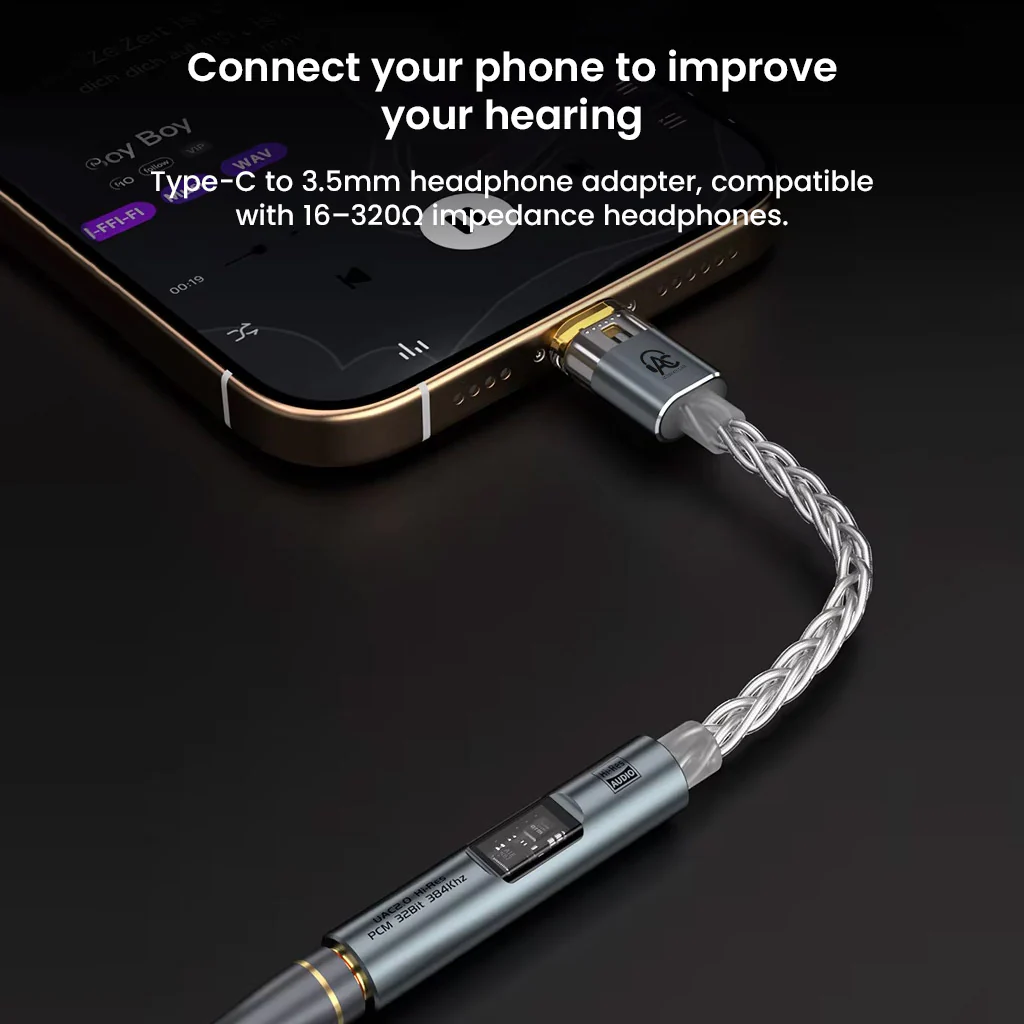 AUDIOCULAR - SPARK Hi-Res Portable DAC Dongle CX31993 + MAX Amp - Image 4