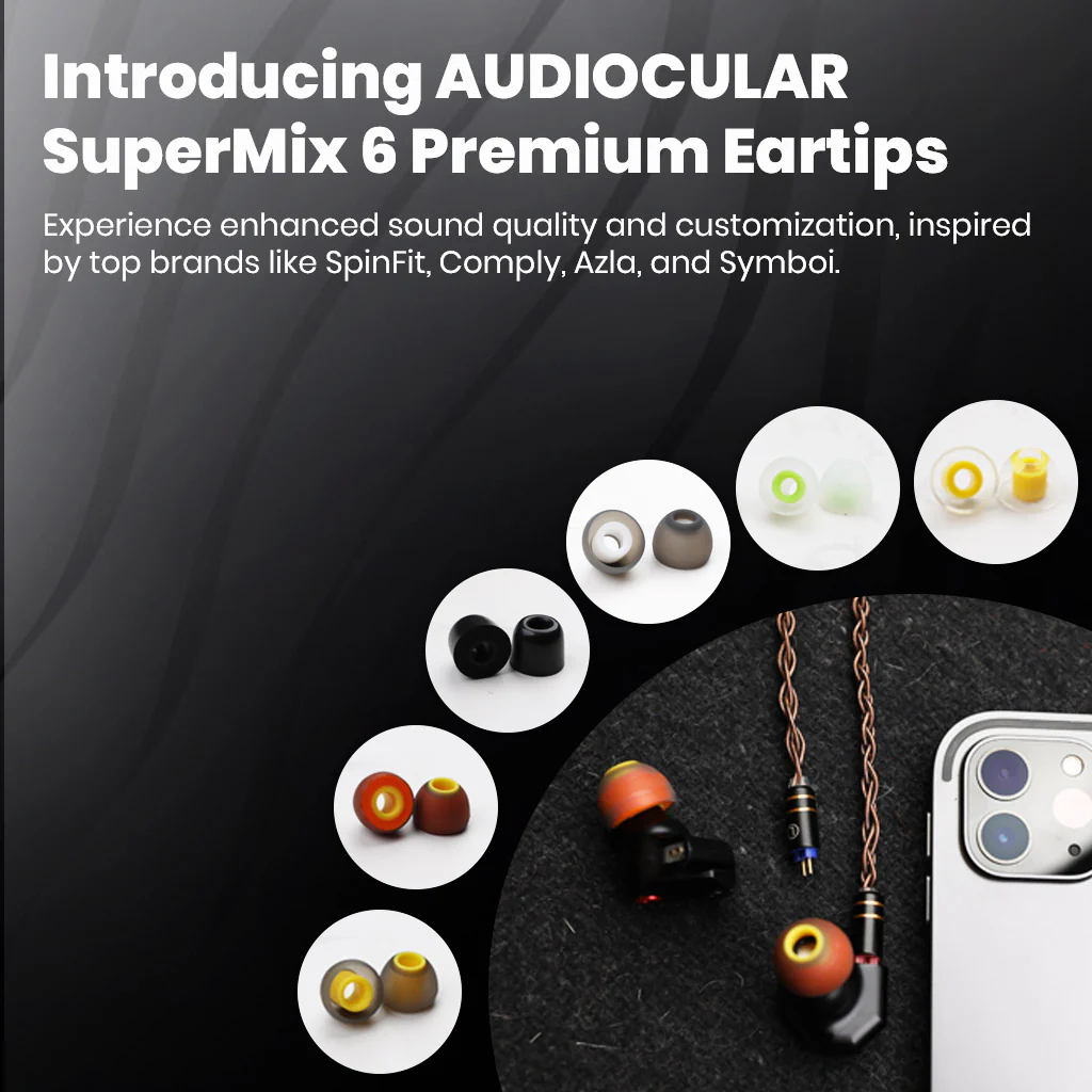 AUDIOCULAR - SuperMix 6 Hybrid Premium Eartips for IEMs - Image 3