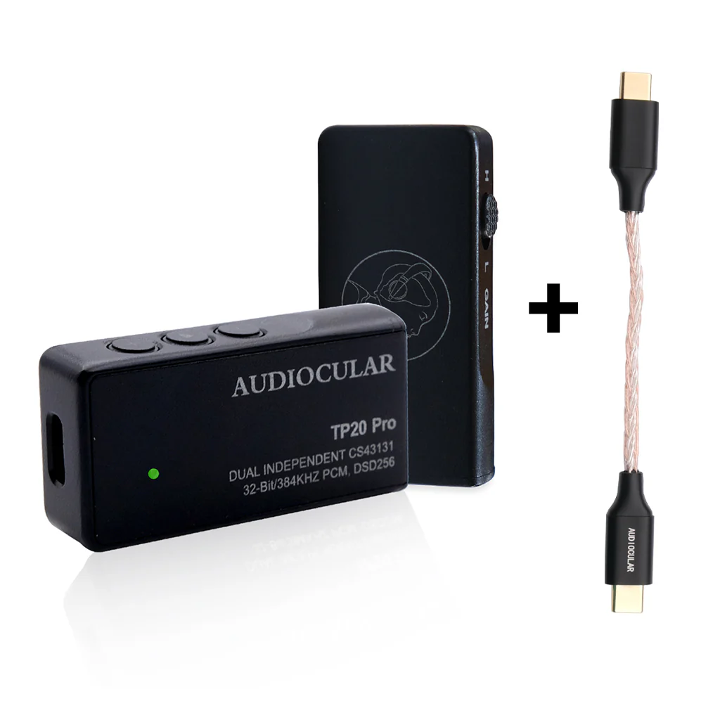 AUDIOCULAR - TP20 Pro Dual CS43131 Portable DAC & Amp