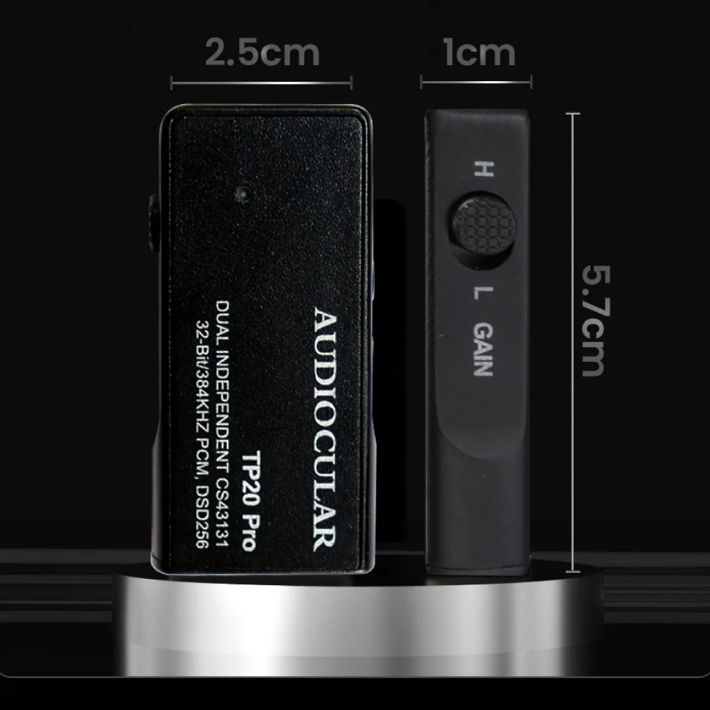 AUDIOCULAR - TP20 Pro Dual CS43131 Portable DAC & Amp - Image 29