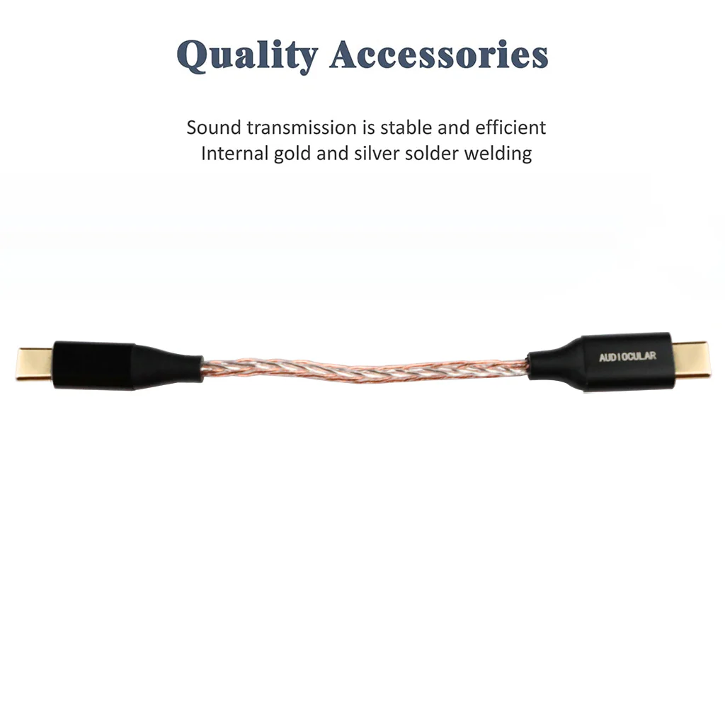AUDIOCULAR - Type C Male to Type C/ lighting Male Cable - Image 3