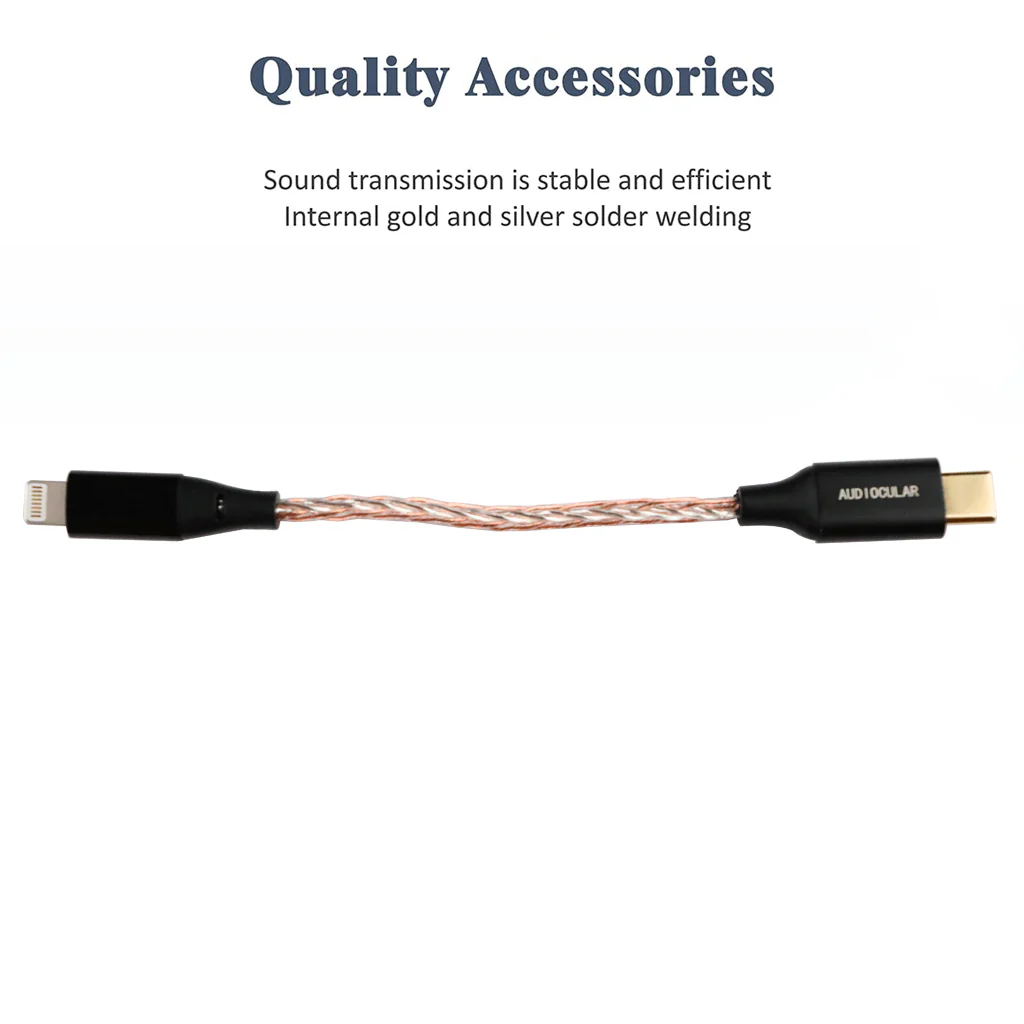 AUDIOCULAR - Type C Male to Type C/ lighting Male Cable - Image 9