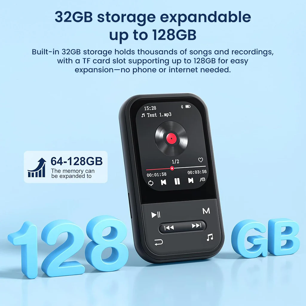 AUDIOCULAR - X20 Clip MP3 Music Player - Image 5