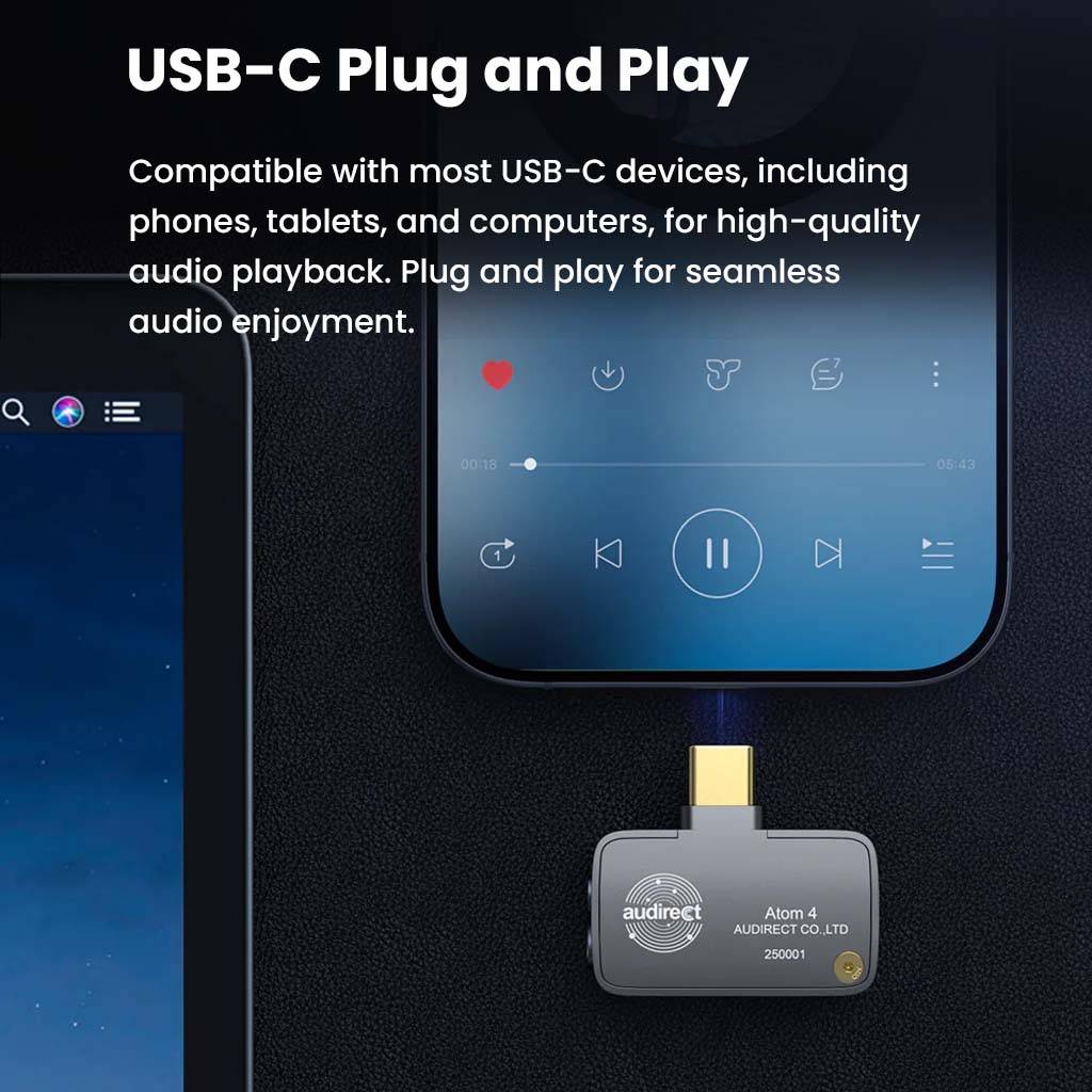Audirect - Atom4 Portable Dual Amp & DAC - Image 6