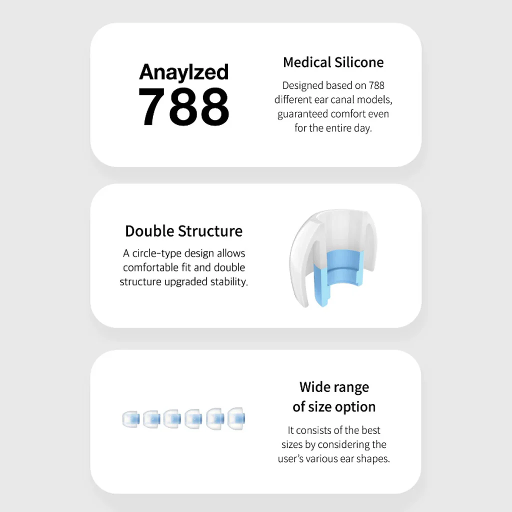 AZLA SednaEarfit ORIGIN Silicone Eartips for IEMs - Image 9