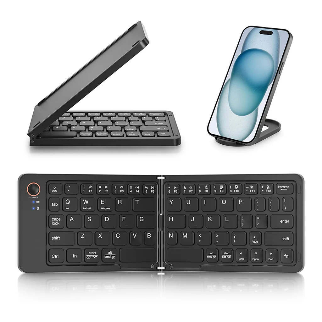 B023 Portable Wireless Multi-Device Foldable Keyboard
