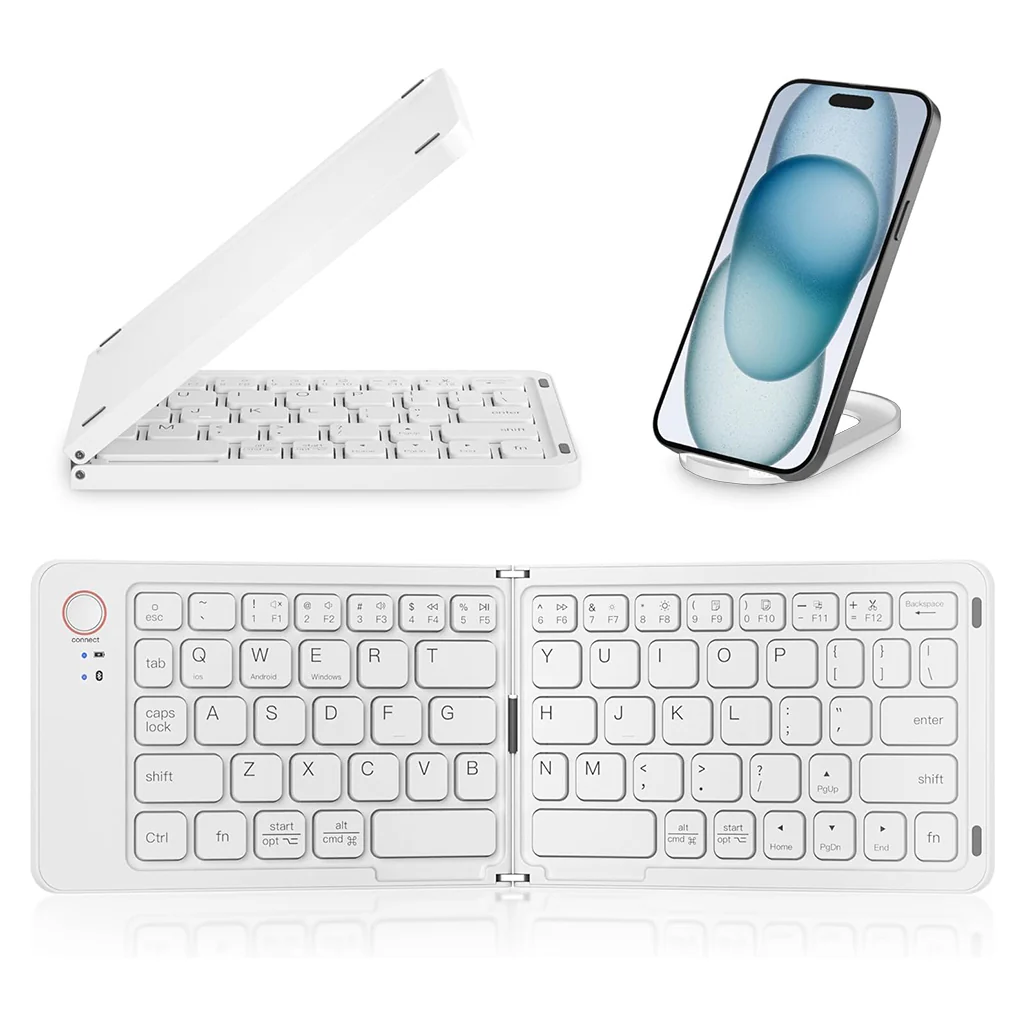 B023 Portable Wireless Multi-Device Foldable Keyboard - Image 13