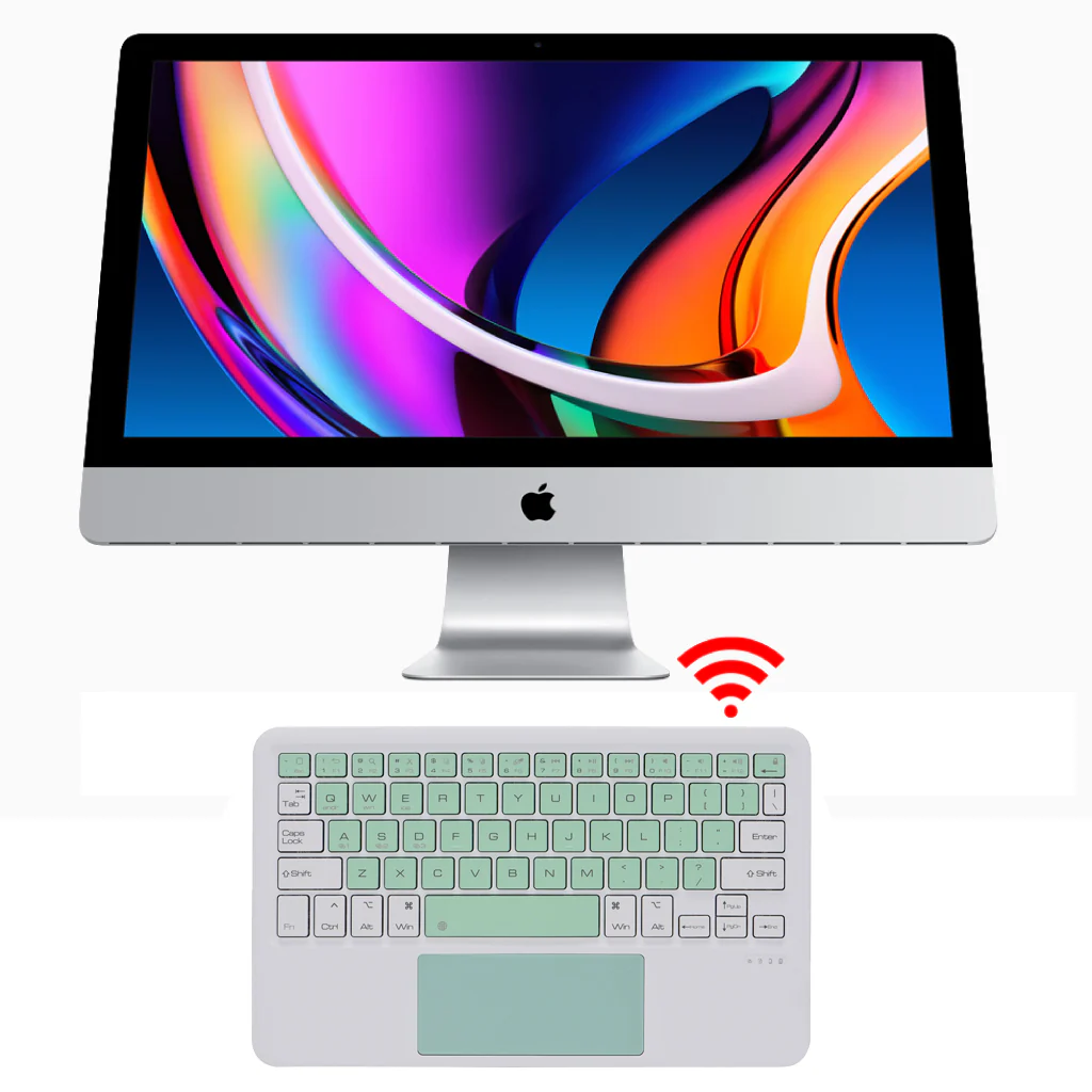 TECPHILE - B102 Wireless Keyboard with Touchpad - Image 32