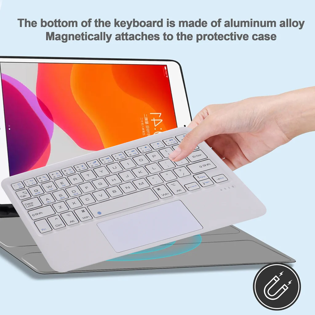 TECPHILE - B102 Wireless Keyboard with Touchpad - Image 7