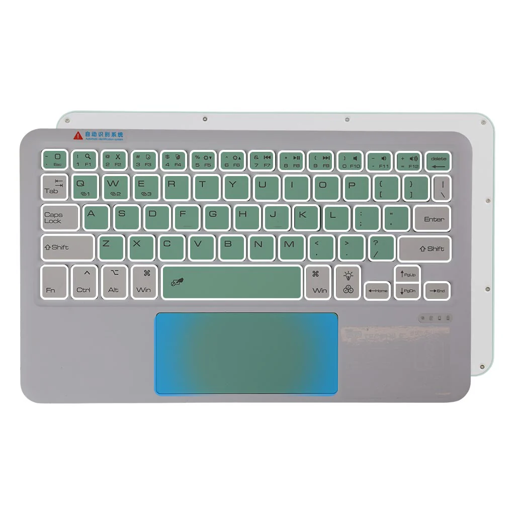 B102D Bluetooth Wireless Keyboard with Multi-Touch Trackpad, 7 Color Backlit - Image 23