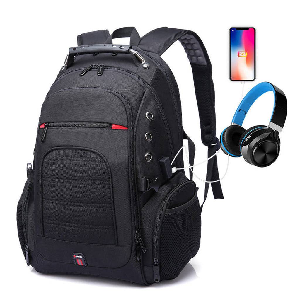 BANGE - 1903 40L Waterproof Anti-Theft Laptop Backpack with USB Charging