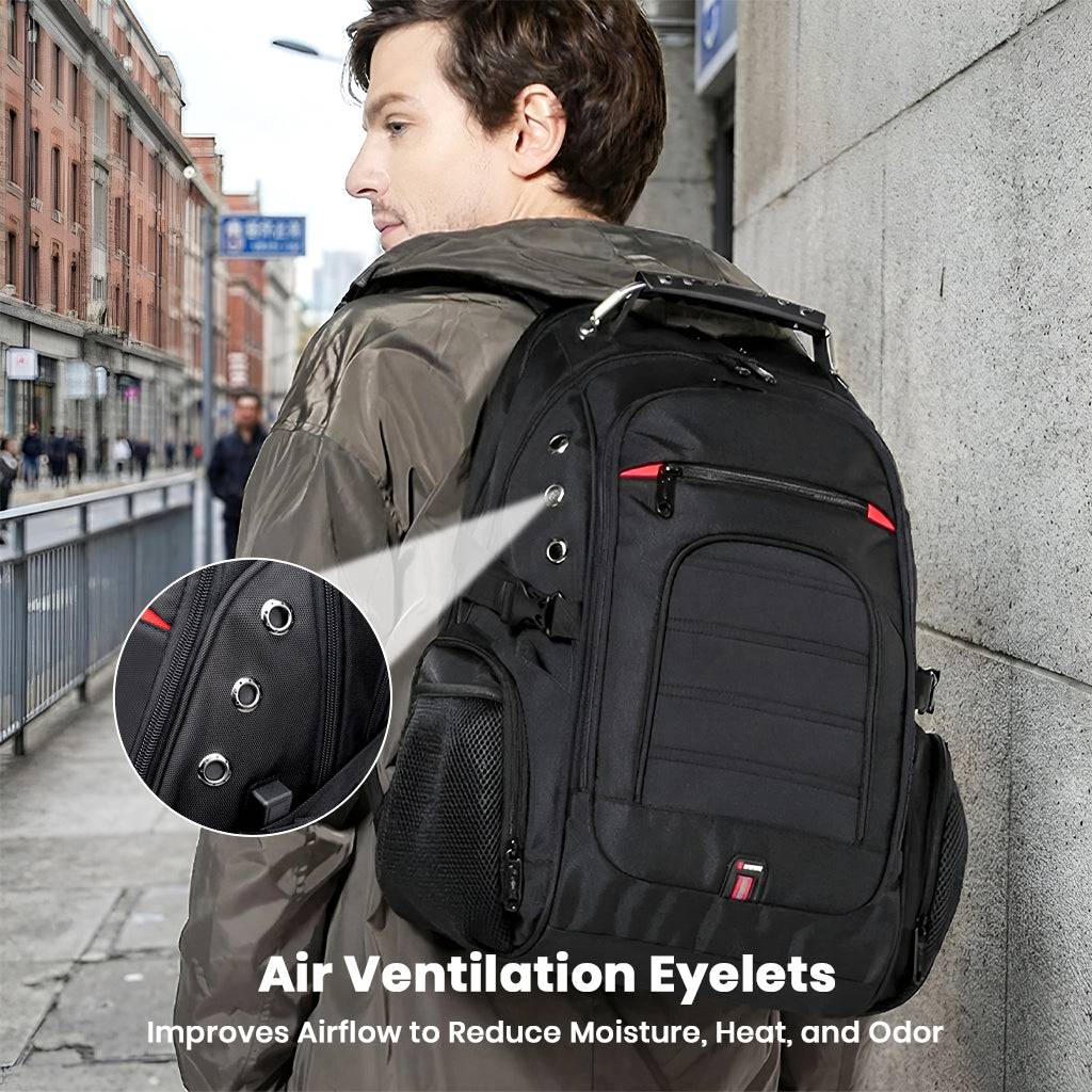 BANGE - 1903 40L Waterproof Anti-Theft Laptop Backpack with USB Charging - Image 2