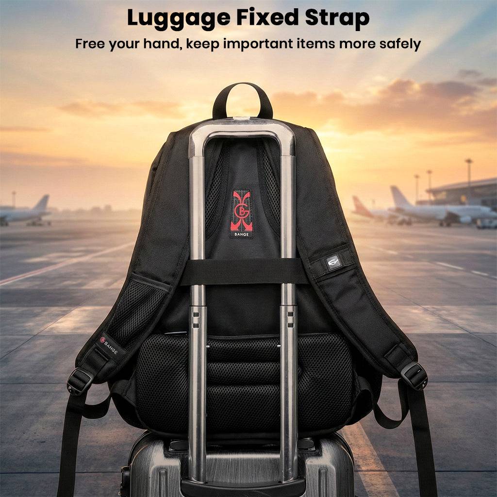 BANGE - 1903 40L Waterproof Anti-Theft Laptop Backpack with USB Charging - Image 4
