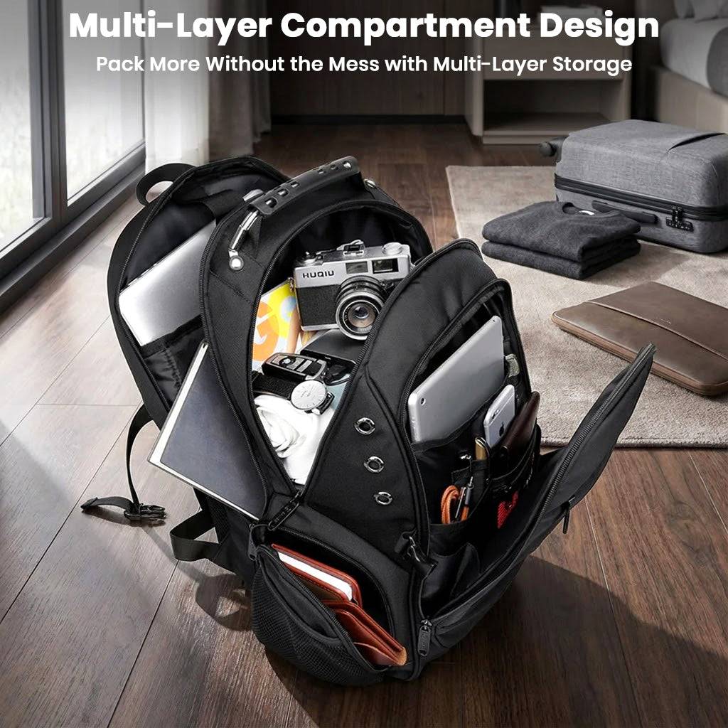 BANGE - 1903 40L Waterproof Anti-Theft Laptop Backpack with USB Charging - Image 5
