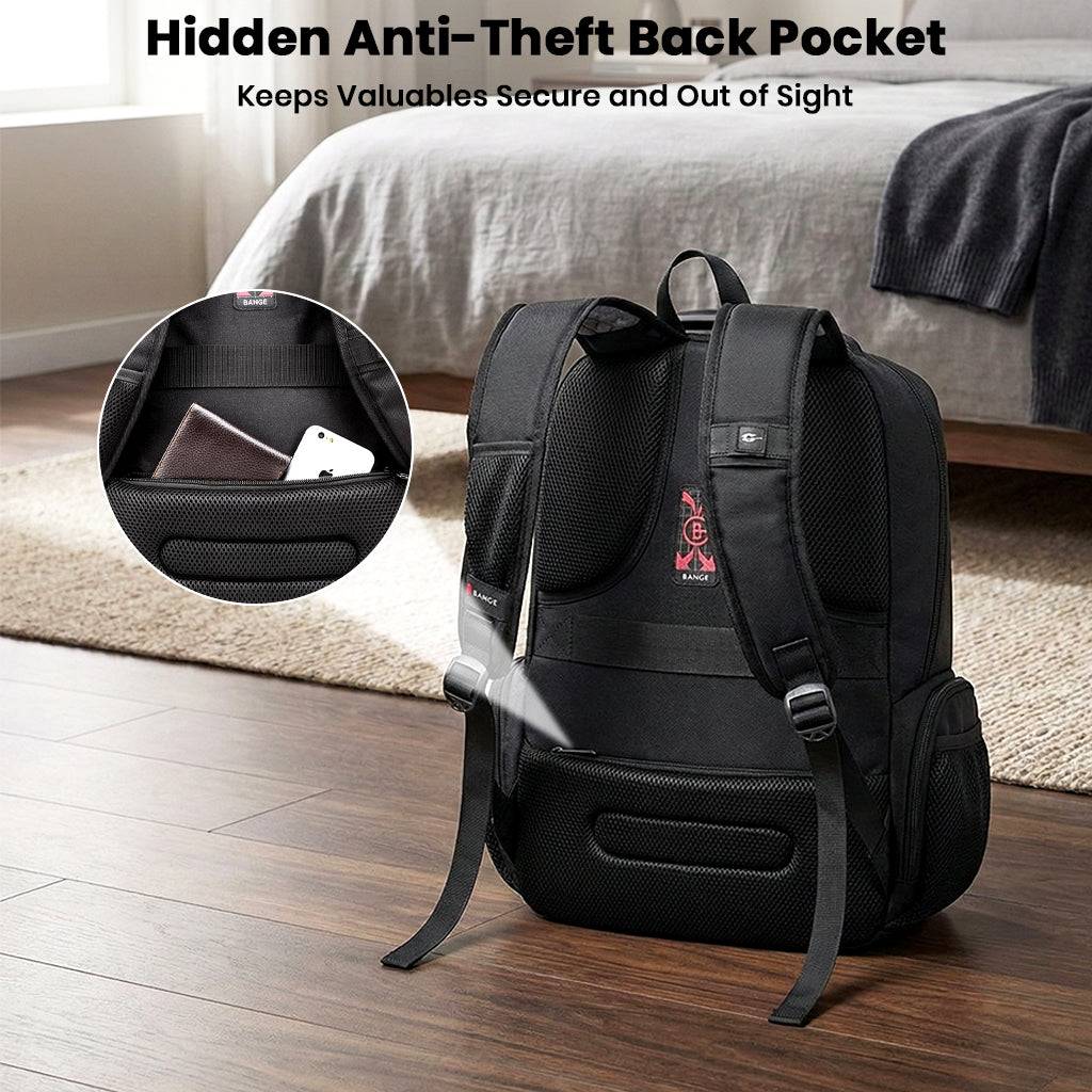 BANGE - 1903 40L Waterproof Anti-Theft Laptop Backpack with USB Charging - Image 7