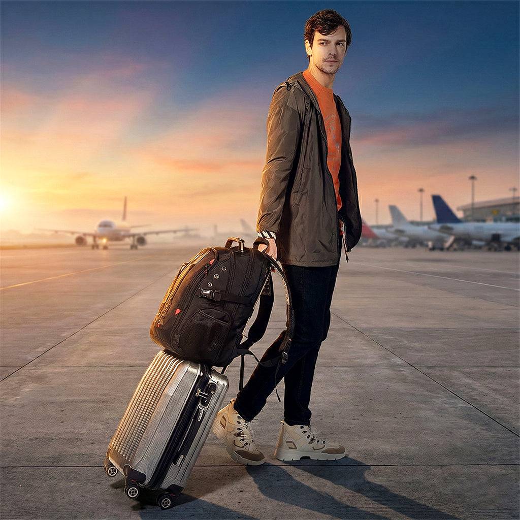 BANGE - 1903 40L Waterproof Anti-Theft Laptop Backpack with USB Charging - Image 8