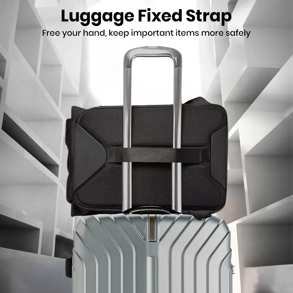 BANGE - 2888 Roll Top Laptop Backpack 20L-30L Expendable Travel Bag - Image 5