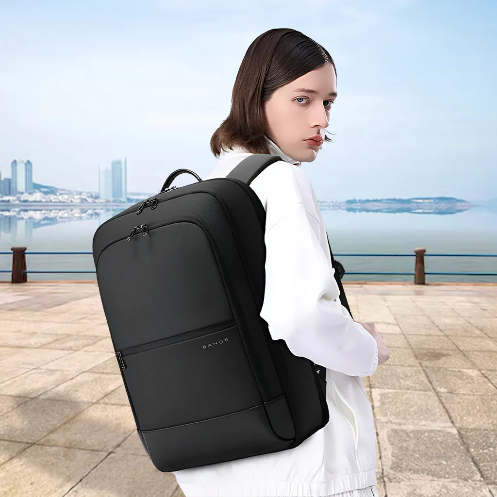 BANGE 2953 Water Repellent Laptop Backpack Bag with Multi Compartment Design - Image 10