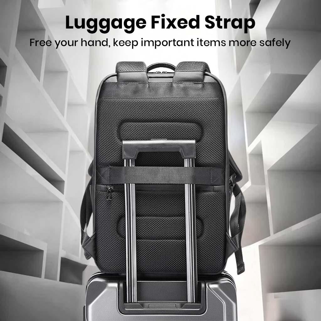 BANGE 2953 Water Repellent Laptop Backpack Bag with Multi Compartment Design - Image 6
