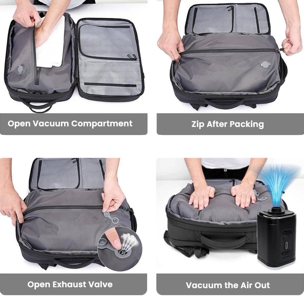 BANGE - 3028 35L Smart Travel Backpack with USB Port Fit for 17.3 - Image 2