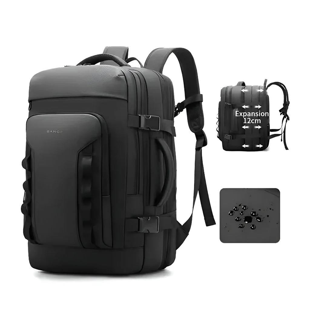 BANGE 3055 Laptop Backpack 40L Large Capacity Waterproof Travel Bag - Image 2