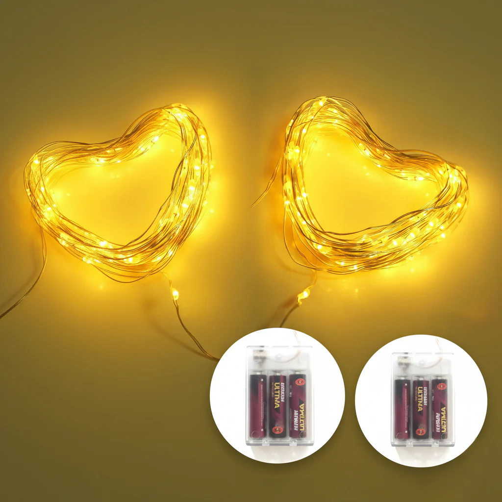 Battery Fairy Lights 10M with 100 Warm LEDs for Home & Festive Decor - Image 10