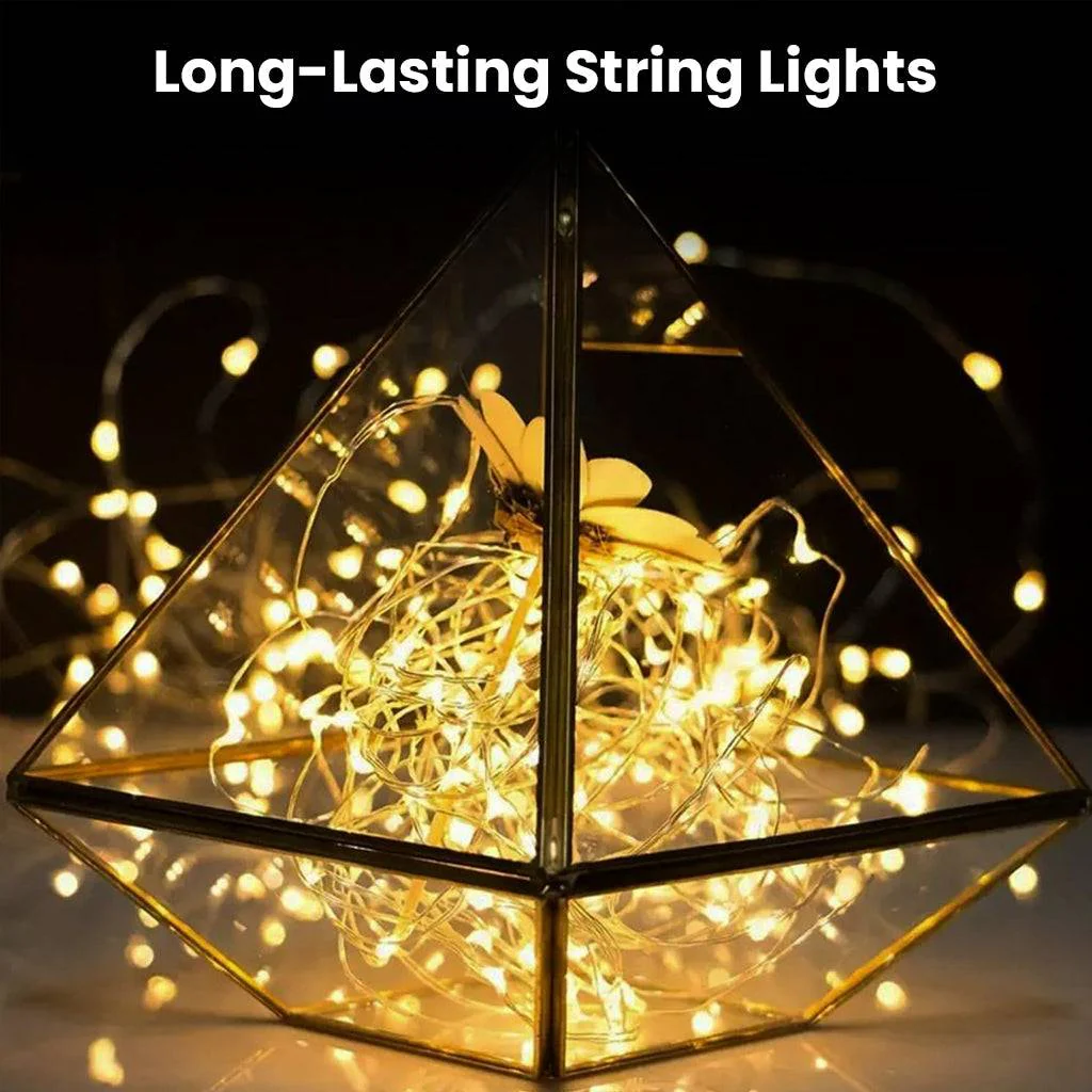 Battery Fairy Lights 10M with 100 Warm LEDs for Home & Festive Decor - Image 5