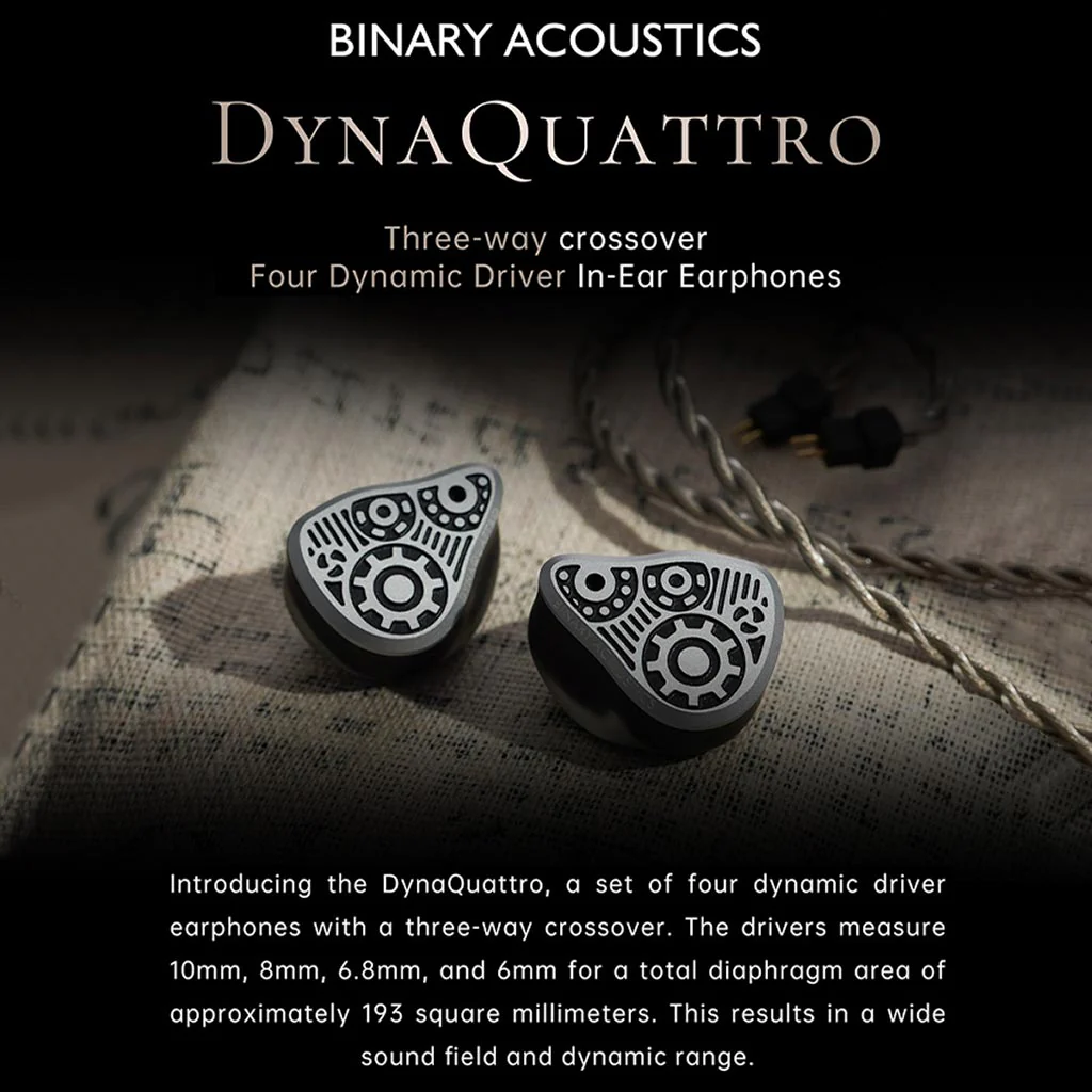 Binary Acoustics - Dynaquattro 4 Dynamic Driver IEM - Image 2