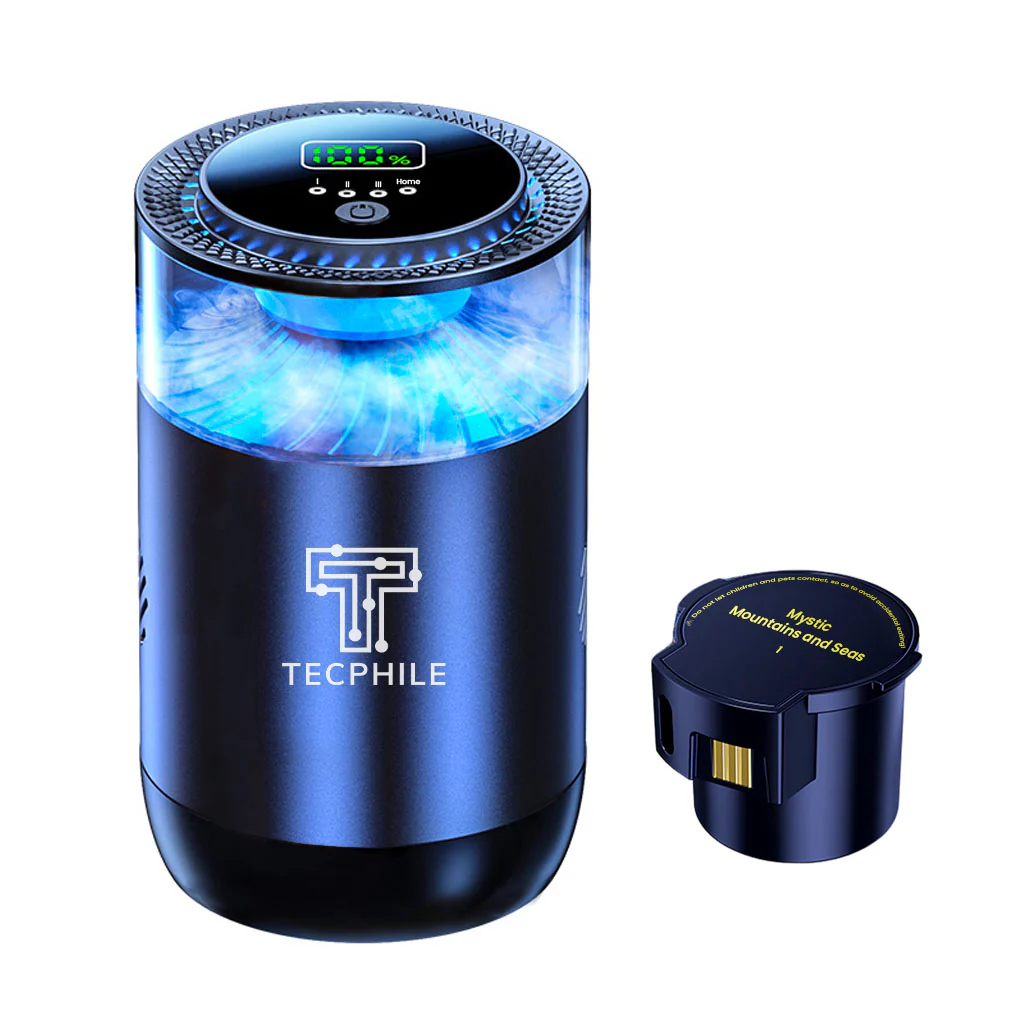 P3 Car Air Freshener Atomizer Automatic Diffuser with Ambient Light - Image 8