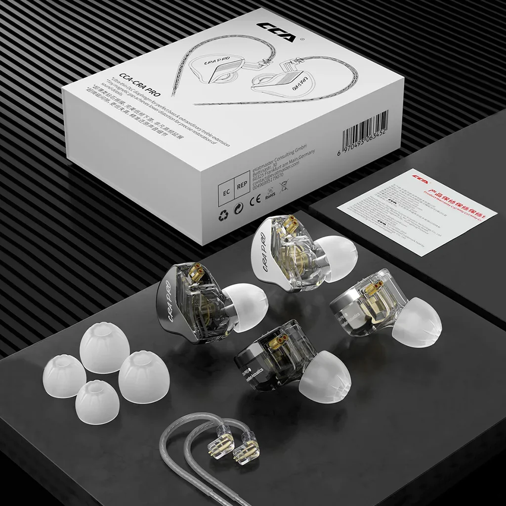 CCA - CRA Pro Ultra-Thin Dynamic Driver In-Ear Monitor - Image 14