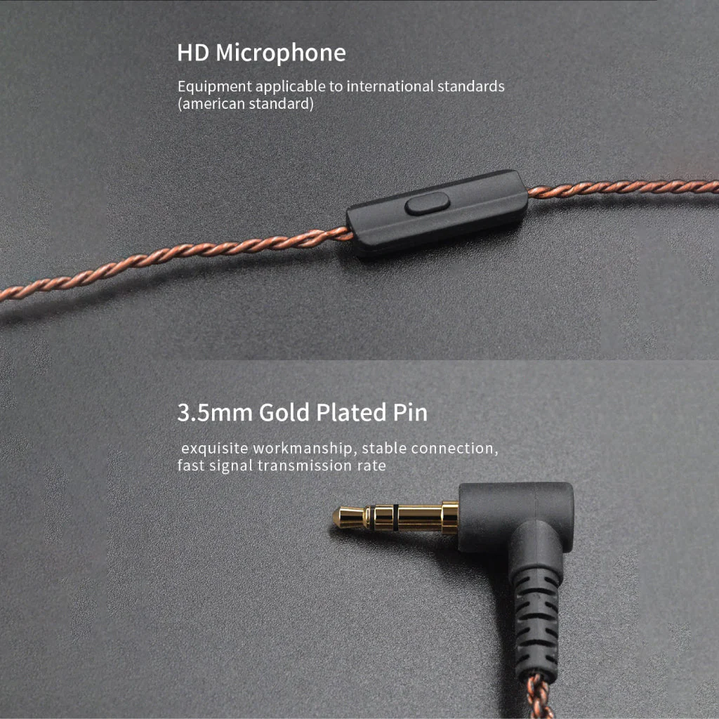 CCA - Silver Plated Replacement Cable with Mic - Image 7
