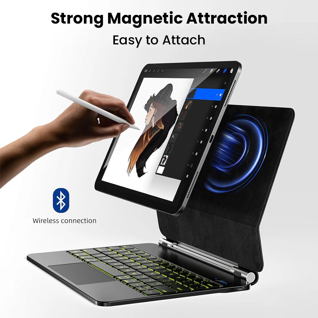 CD11 Keyboard Case for iPad Pro 11” M5 & iPad Air 10.9” (4th/5th Gen, M2/M3) - Image 3