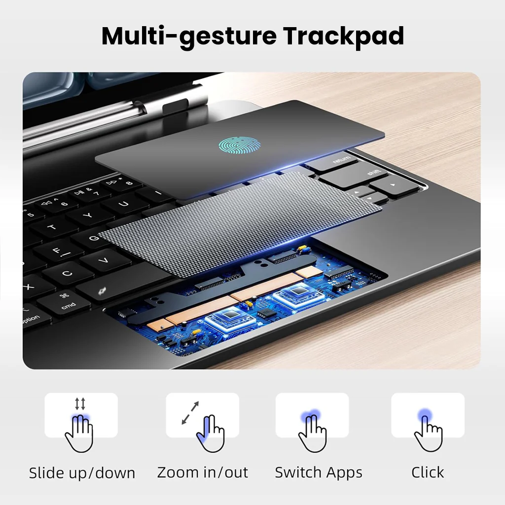 CD11 Keyboard Case for iPad Pro 11” M5 & iPad Air 10.9” (4th/5th Gen, M2/M3) - Image 4