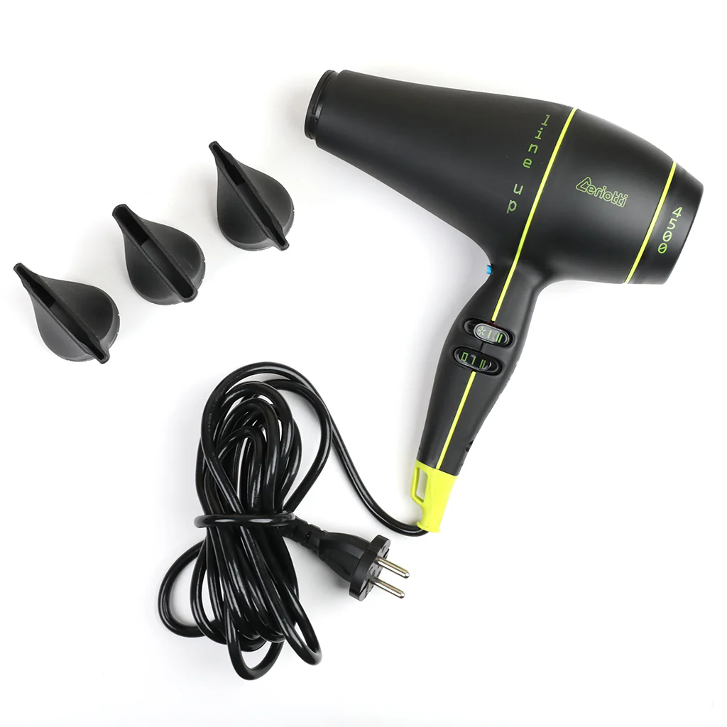 Ceriotti Line Up 4500 Black-Yellow Professional Hair Dryer(Unboxed)