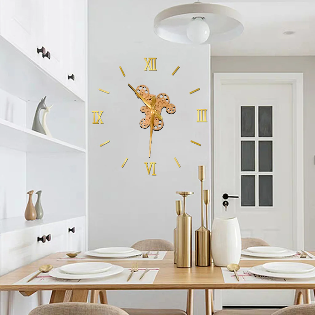 DIY 3D Analog Wall Clock for Home & Office Decoration - Image 10