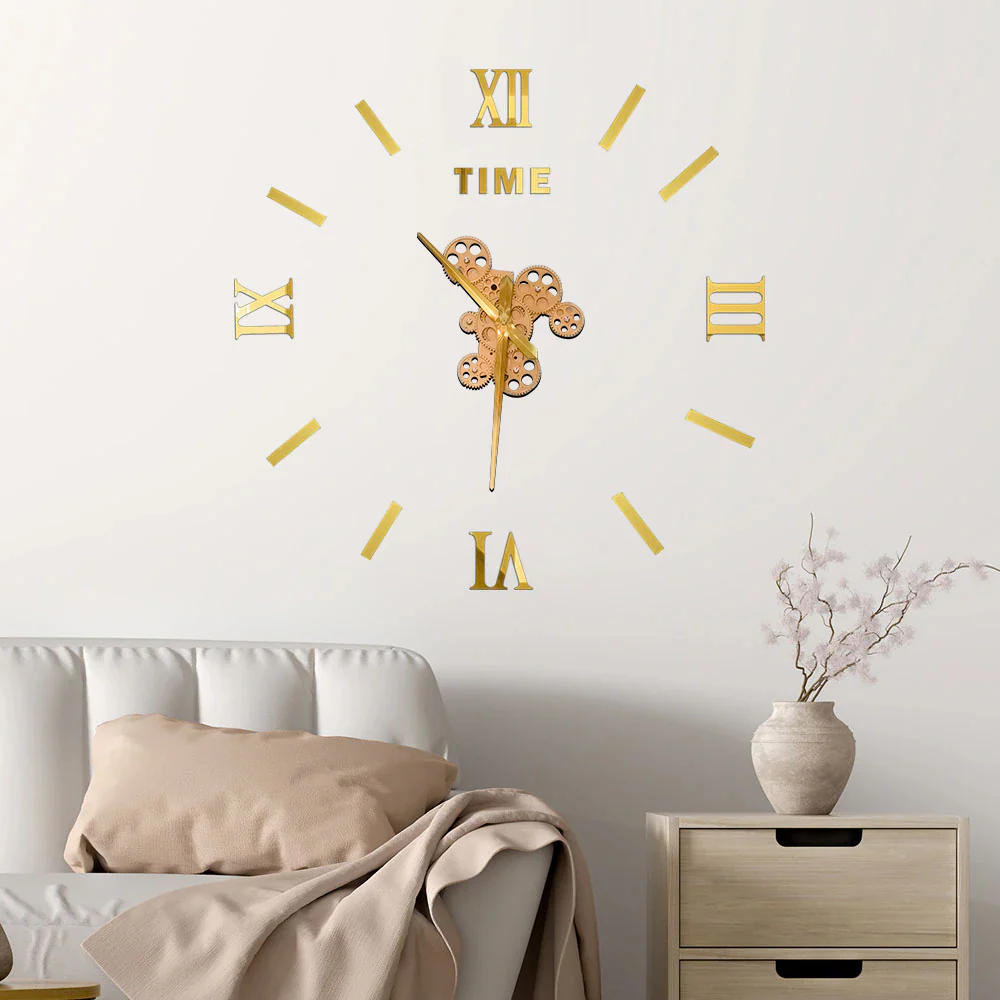 DIY 3D Analog Wall Clock for Home & Office Decoration - Image 2