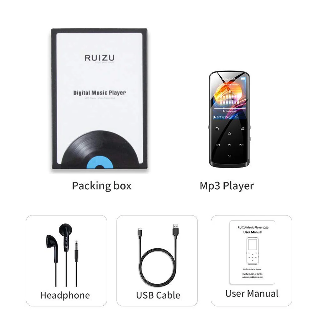 RUIZU - D50 Portable Mp3 Player (Demo Unit) - Image 8