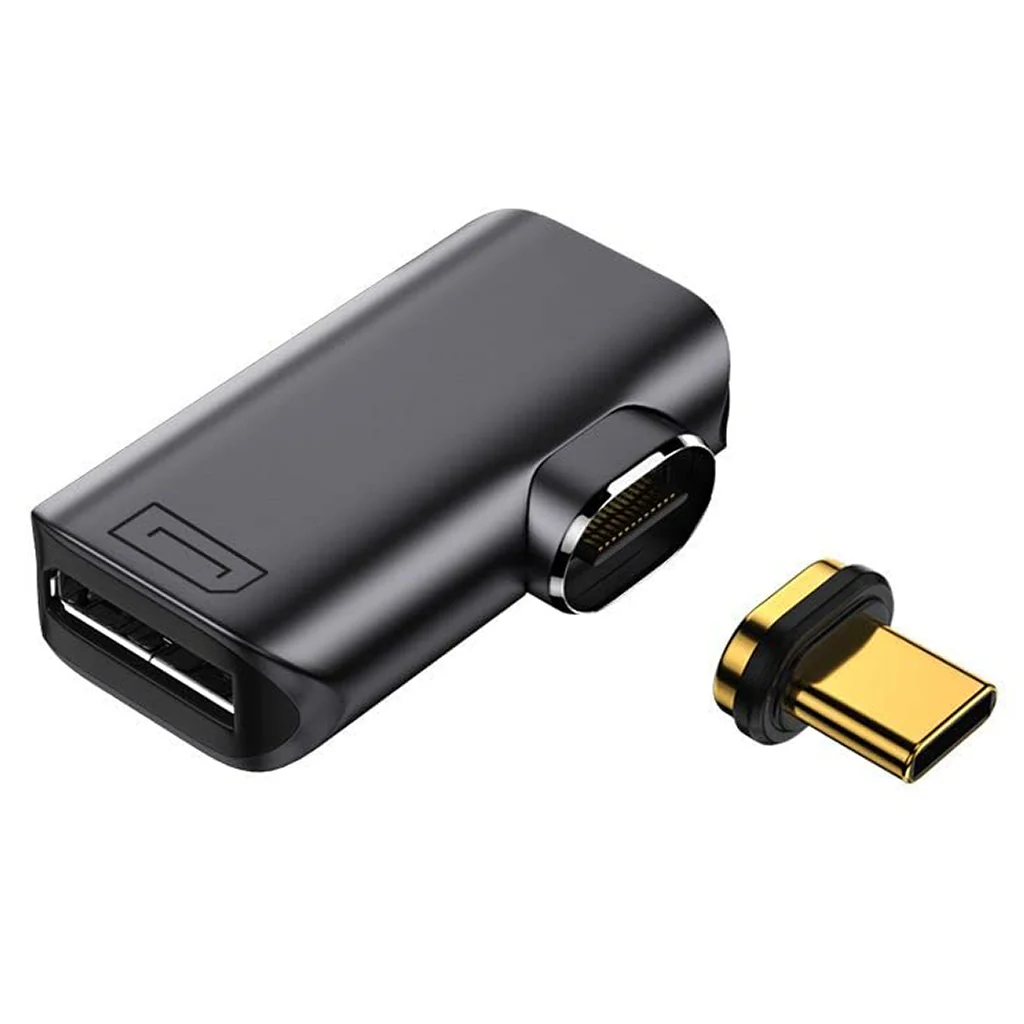 TECPHILE 8K UHD Magnetic Type C to DP Converter Adapter