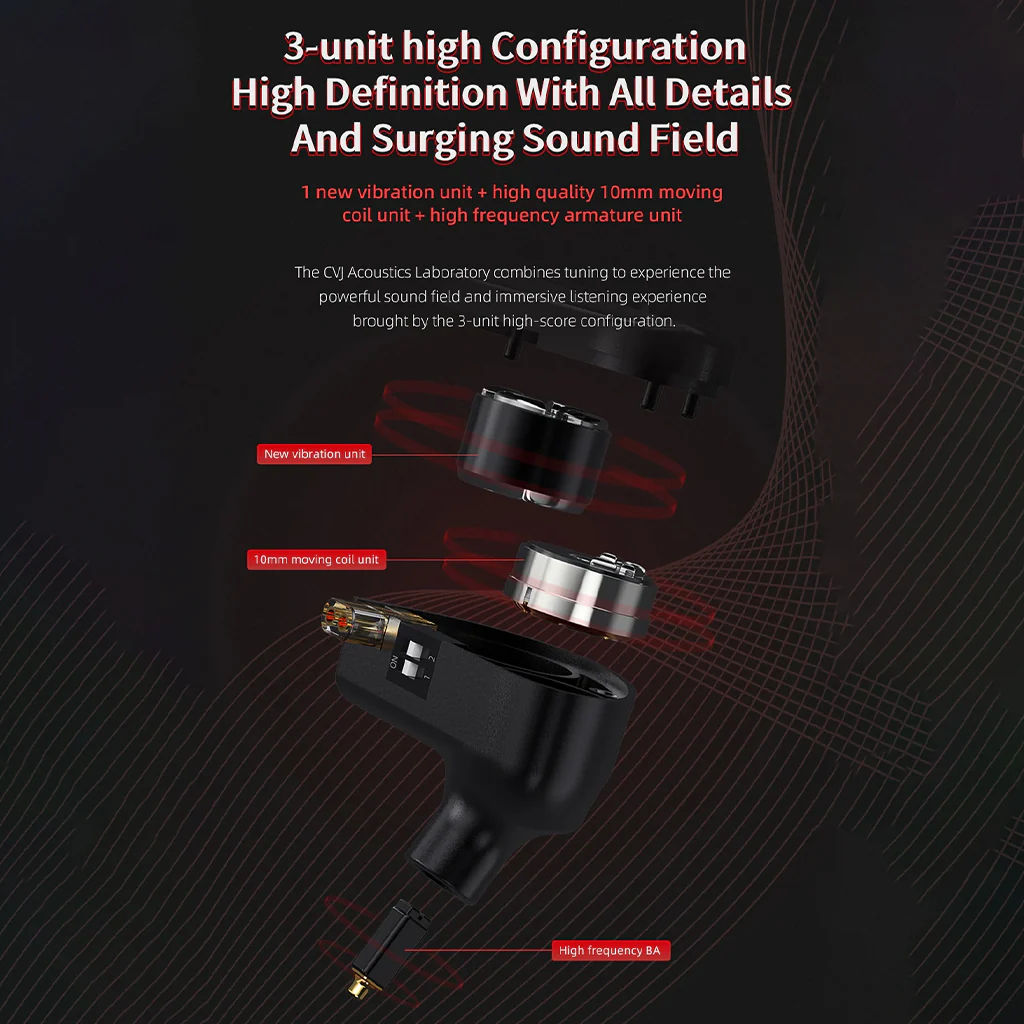 CVJ - Assassin 3 Hybrid Driver IEM For Gaming - Image 6